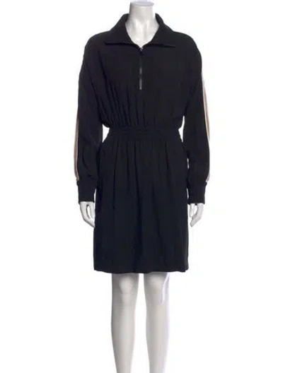 Pre-owned Moncler Knee-length Dress In Black