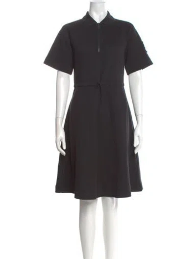 Pre-owned Moncler Knee-length Dress In Gray