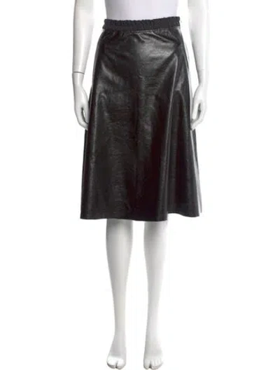 Pre-owned Moncler Knee-length Skirt In Black