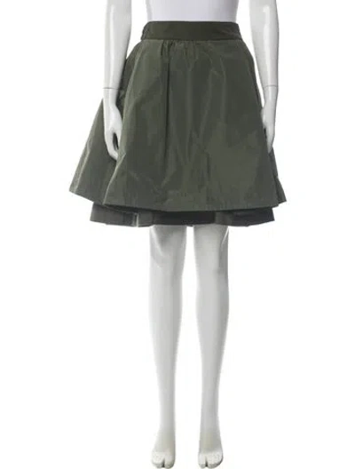 Pre-owned Moncler Knee-length Skirt In Gray