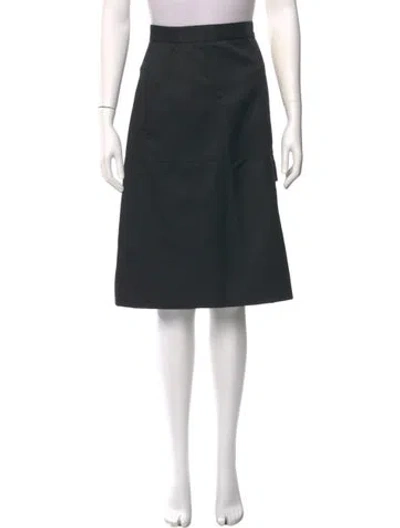Pre-owned Moncler Knee-length Skirt W/ Tags In Black
