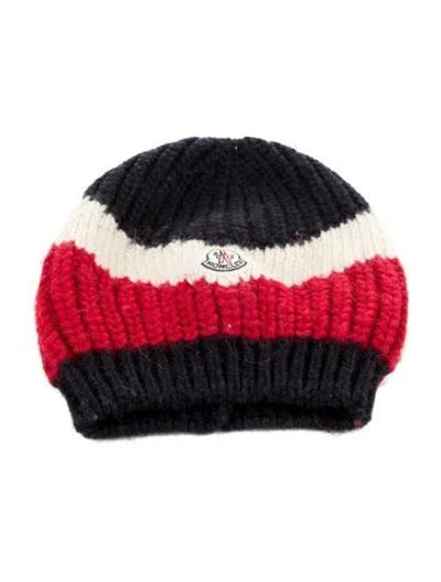 Pre-owned Moncler Knit Beanie In Multi