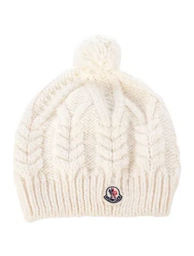 Pre-owned Moncler Knit Beanie In Neutral