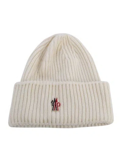 Pre-owned Moncler Knit Beanie In Neutral