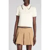 Moncler Knit Cotton Polo Shirt