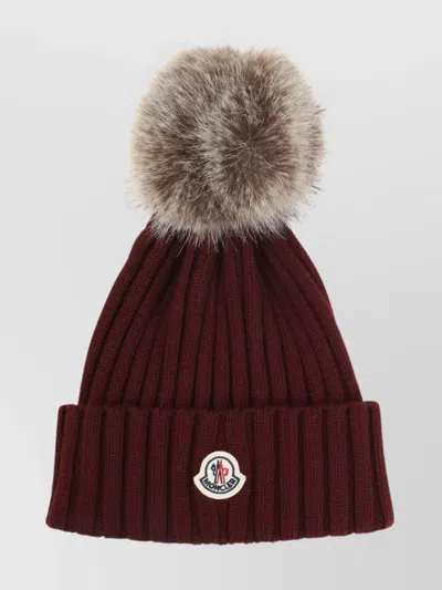 Moncler Knit Hat Pom-pom Detail