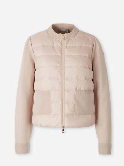 Moncler Knit Jersey In Neutral