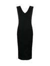 Moncler Knit Logo Midi Dress