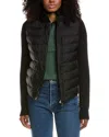 Moncler Knit Puffer Jacket In Black