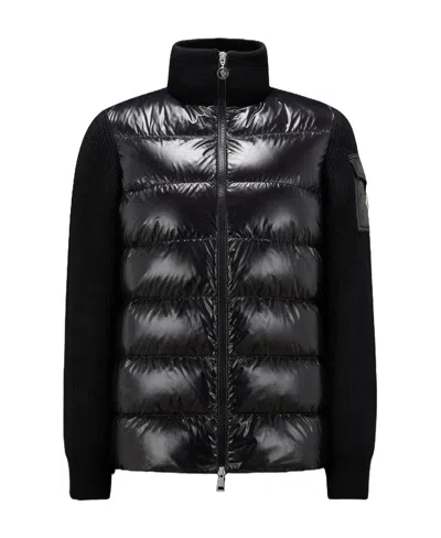 MONCLER MONCLER LOGO PATCH CONTRASTING PADDED JACKET