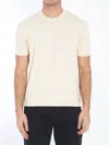 Moncler Knit T-shirt In Beige