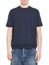 Moncler Knit T-shirt In Black