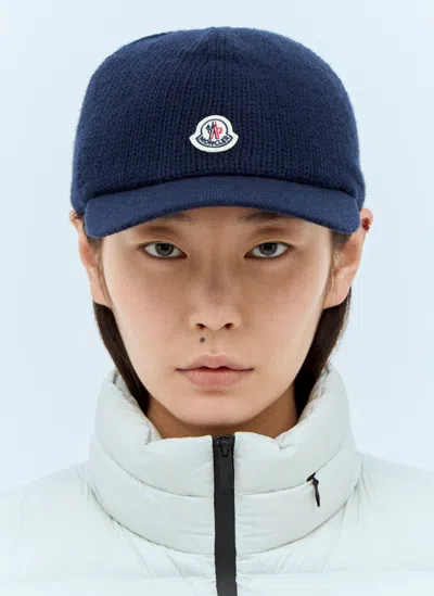 MONCLER KNITTED BASEBALL CAP