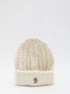 Moncler Cozy Knitted Beanie Folded Cuff In Black