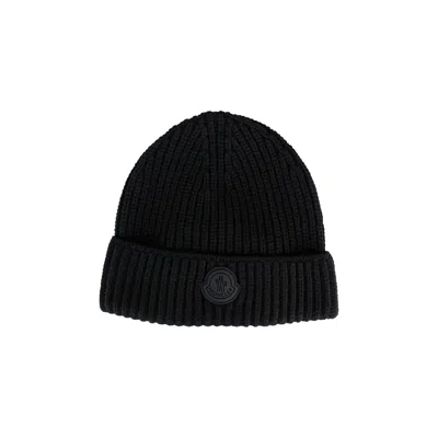 Pre-owned Moncler Knitted Hat 'black' | Men's Size Onesize