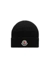 Moncler Wool &amp; Cashmere Beanie In Black