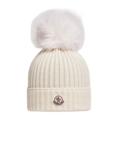 Moncler Knitting Hat In White