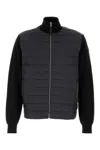 Moncler Tricot Cardigan In Black