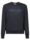 Moncler Lightweight Wool Pullover Sweater In Blue
