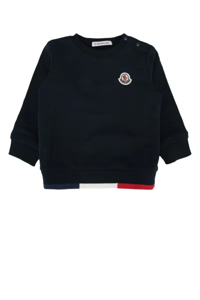 Moncler Kids' Knitwear Clothing Ensemble In Black