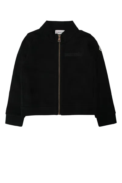 Moncler Kids' Knitwear Clothing Ensemble In Black