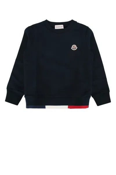Moncler Kids' Knitwear Clothing Ensemble In Blue