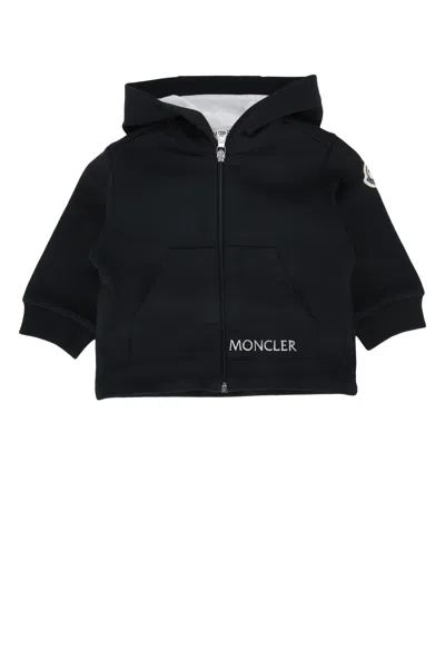 Moncler Babies' Knitwear Clothing Ensemble In Black