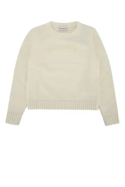 Moncler Babies' Knitwear Clothing Ensemble In Neutral
