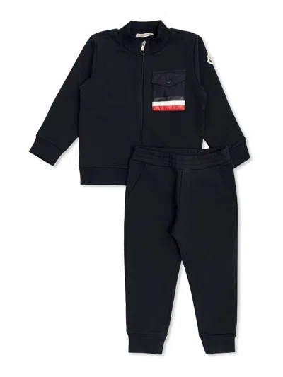 Moncler Kids' Suéter Cuello Redondo - Negro In Black
