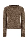Moncler Textured Knit Crew Neck Sweater In Multi