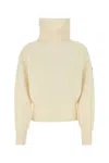 Moncler Virgin Wool Sweater In White