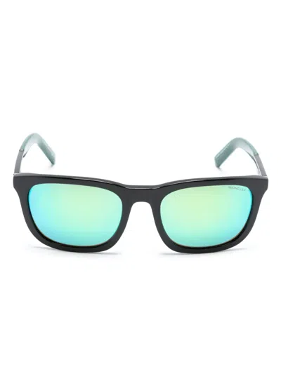 Moncler Kolligian Sonnenbrille Mit Eckigem Gestell In Black