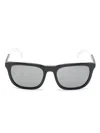 Moncler Eckige Kolligian Sonnenbrille In Black