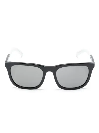 Moncler Eckige Kolligian Sonnenbrille In Black