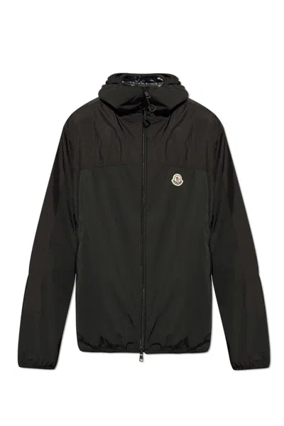 Moncler Kona Zip-up Windbreaker In Black