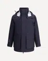 Moncler Konza Hooded Pocket Jacket In Blue