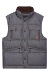 Moncler Grenoble Outwear Waistcoats In Blue