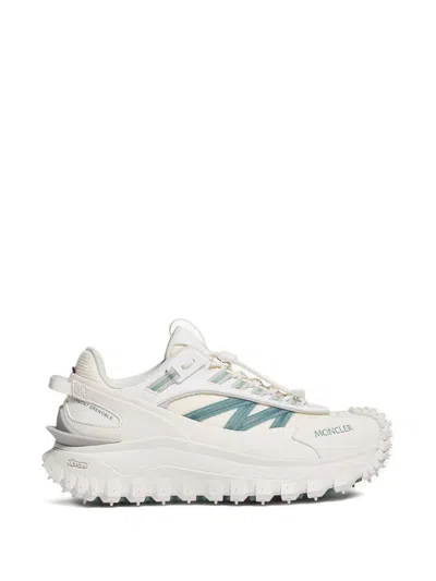 Moncler Trailgrip Low Top Technical Sneakers In White