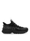 Moncler Lightweight Low Top Sneakers For Men In Black