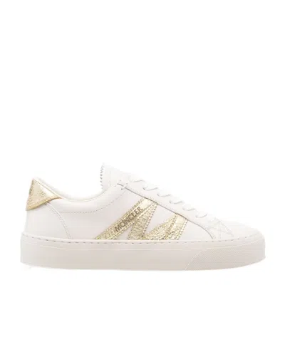 Moncler Lace-up Low-cut Casual Shoes In White