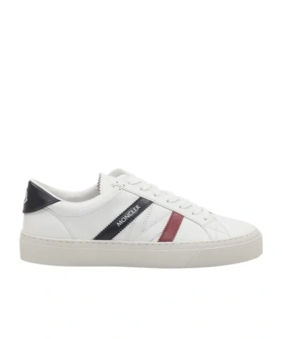 Moncler Lace-up Low-cut Casual Shoes In White