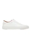 Moncler Monclub Classic Sneakers Crafted With White Smooth Leather In White