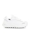 Moncler Waterproof Trailgrip Gtx Sneakers With Carbon Fiber In White