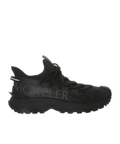 Moncler Black Nylon Sneakers
