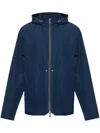 Moncler Lacha Hooded Jacket In Blue