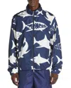 Moncler Long Sleeve Casual Jacket In Dark Blue
