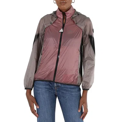 Moncler Ladies Dark Pink Mesquier Nylon Jacket