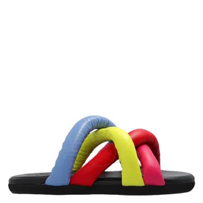MONCLER MONCLER LADIES JBRAIDED SLIDES SANDALS