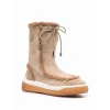 MONCLER MONCLER LADIES LIGHT BROWN INSOLUX SUEDE BOOTS