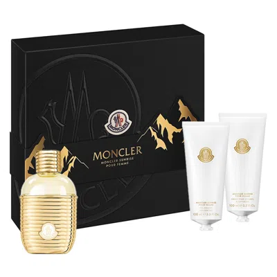 Moncler Ladies Sunrise Pour Femme 3pcs Edp Gift Set Fragrances 3386460158886 In White